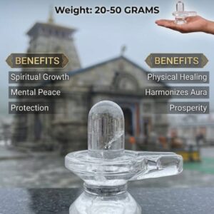 NATURAL SPHATIK JALDHAR WITH 20-50 GRAMS WEIGHT.